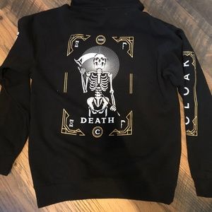 CLOAK Brand Hoodie DEATH size Large